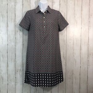 J.Crew Short Sleeve Geometric Square Shirt Dress 4
